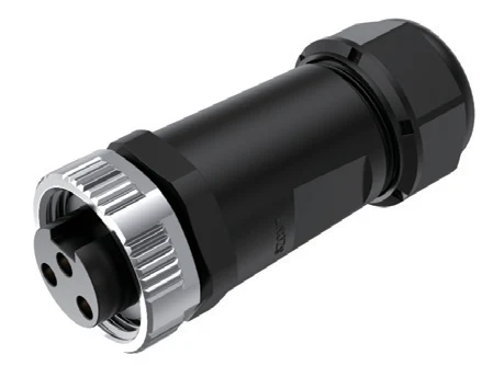 GLOBIX 7/8″ Conectores de cable – Contactos hembra, Terminación para soldadura, Configuración de montaje en campo