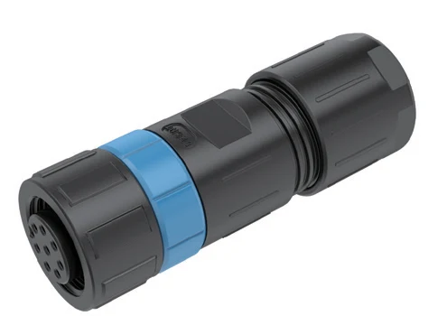 GLOBIX M12 conector para cable de montaje en campo – Contactos hembra, Recto, Terminación para soldadura