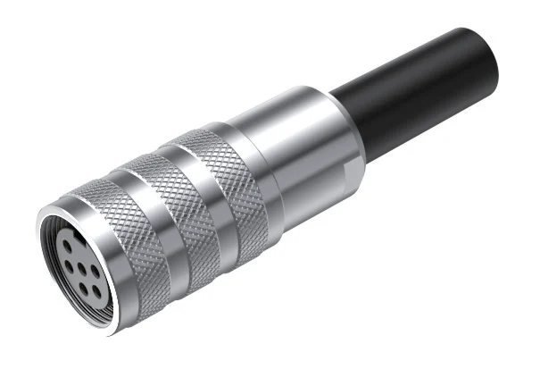 GLOBIX M16 Conectores de cable – Contactos hembra, Apantallado, Terminación para soldadura