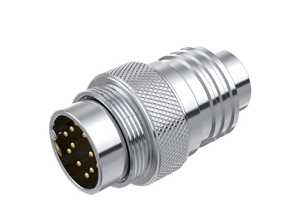 GLOBIX M16 Conectores de cable – Contactos macho, Apantallado, Terminación para soldadura