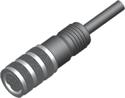 GLOBIX M16 Conectores de panel – Contactos hembra, Sin apantallamiento, Terminación para soldadura