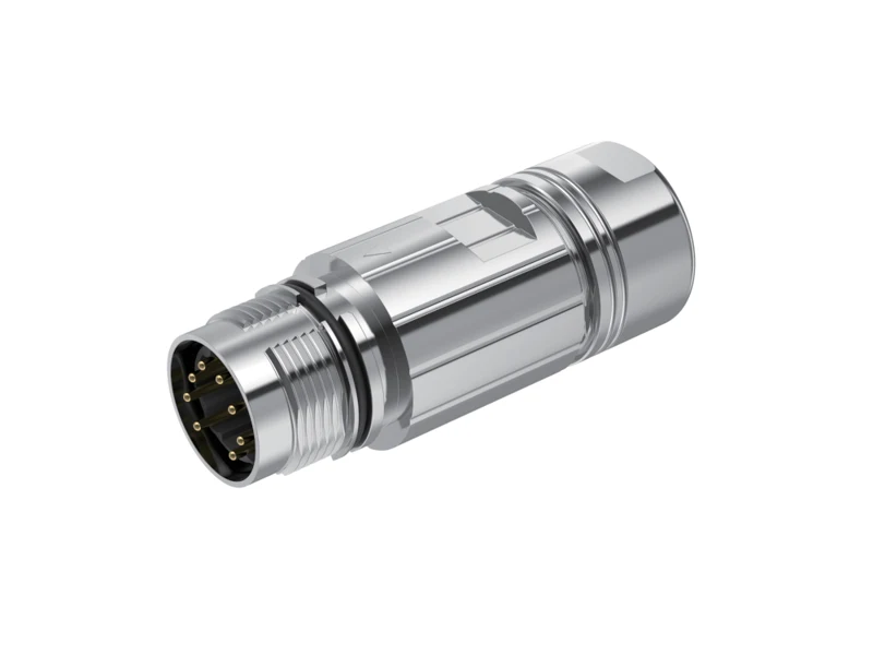 GLOBIX M17 Conectores de cable – Contactos macho, Terminación para crimpado, Conexión roscada