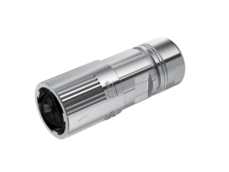 GLOBIX M17 Conectores de cable – Contactos hembra, Terminación para crimpado, Twist-Lock