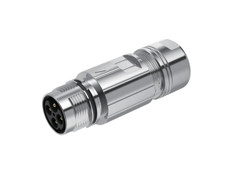 GLOBIX M17 Conectores de cable – Contactos macho, Terminación para crimpado, Conexión roscada