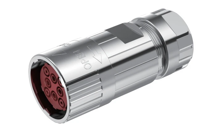 GLOBIX M40 – Contactos hembra, Terminación para crimpado, Conexión de cable, Bloqueo giratorio según el catálogo