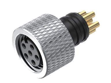 GLOBIX M8 Conectores de cable – Contactos hembra, Sin apantallamiento, Terminación para soldadura