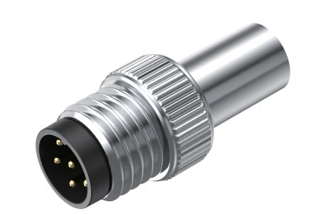 GLOBIX M8 Conectores de cable – Contactos macho, Apantallado, Terminación para soldadura