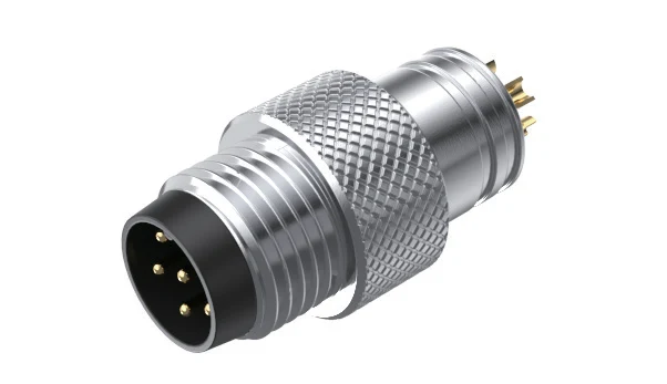 GLOBIX M8 Conectores de cable – Contactos macho, Apantallado, Terminación para soldadura